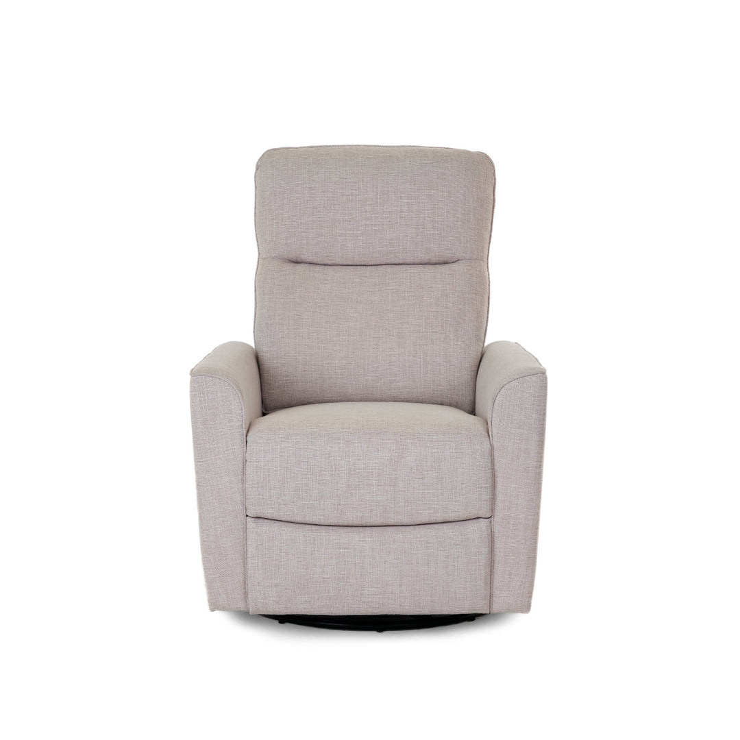 OBaby - Savannah Swivel Glider Recliner Chair - Oatmeal - Mabel & Fox