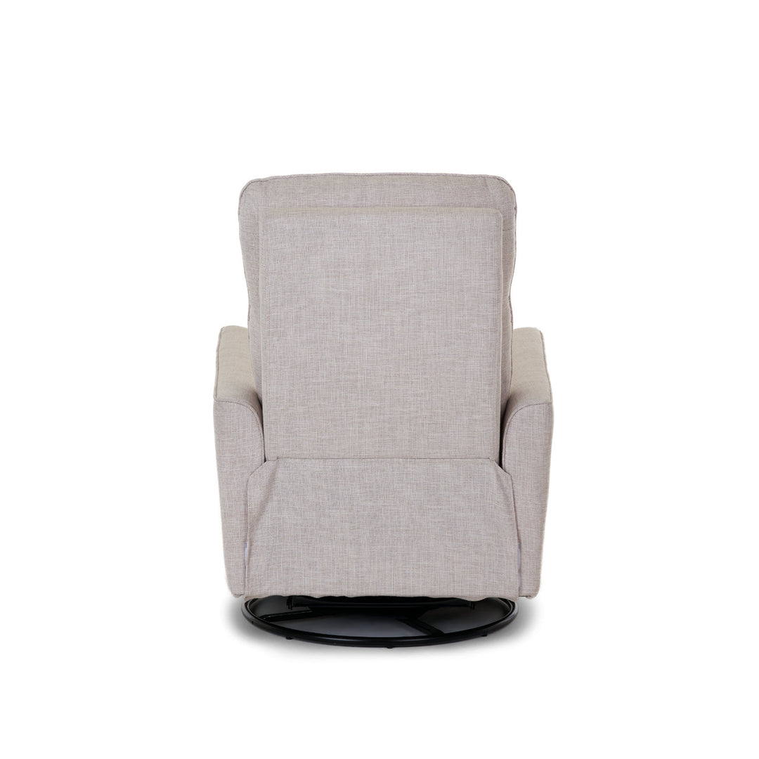 OBaby - Savannah Swivel Glider Recliner Chair - Oatmeal - Mabel & Fox