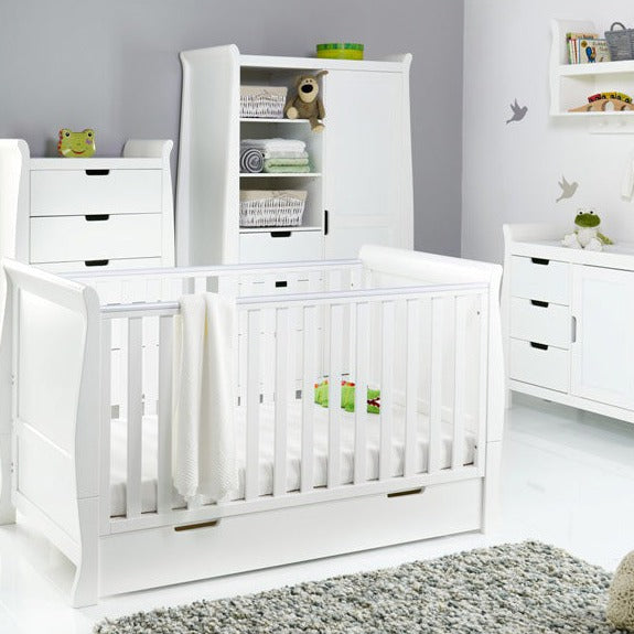 OBaby - Stamford Classic 4 Piece Room Set - White - Mabel & Fox