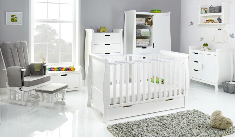 OBaby - Stamford Classic 7 Piece Room Set - White - Mabel & Fox