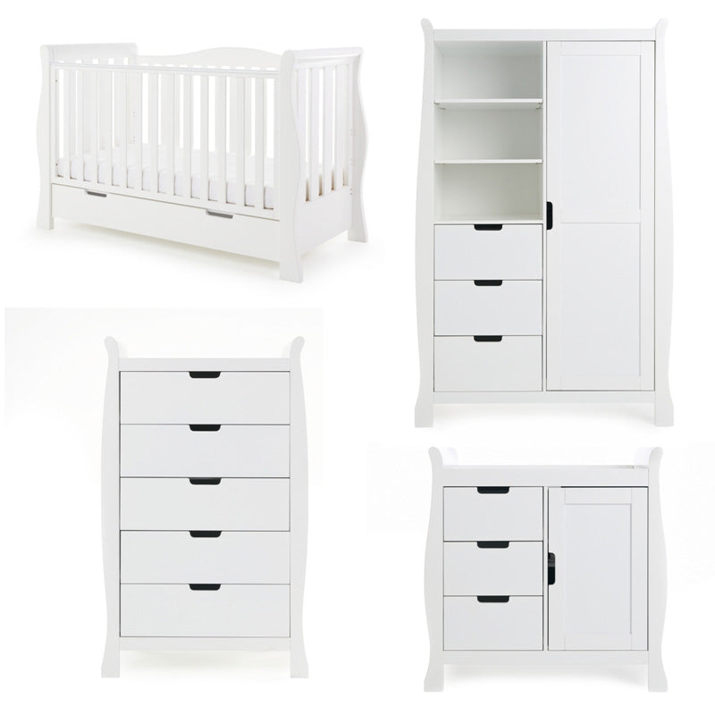 OBaby - Stamford Luxe 4 Piece Room Set - Mabel & Fox