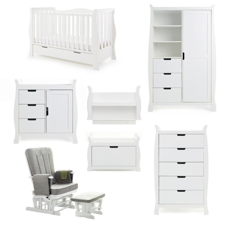 OBaby - Stamford Luxe 7 Piece Room Set - Mabel & Fox