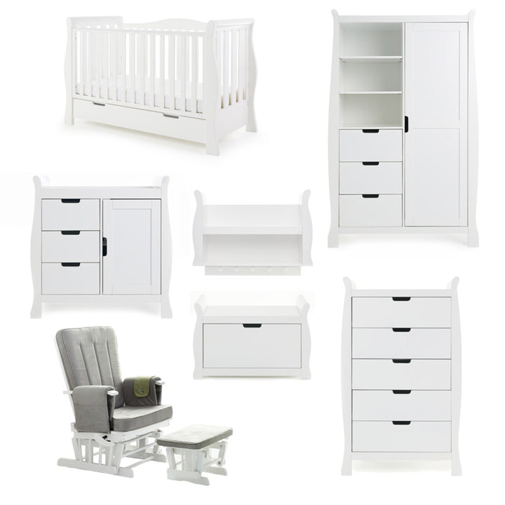 OBaby - Stamford Luxe 7 Piece Room Set - Mabel & Fox
