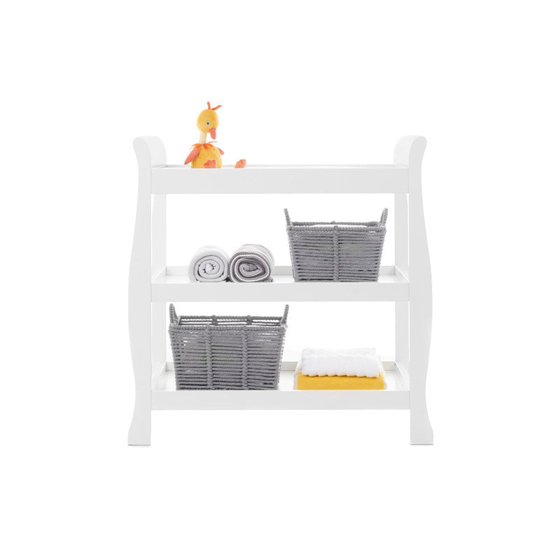 OBaby - Stamford Open Changing Unit - White - Mabel & Fox