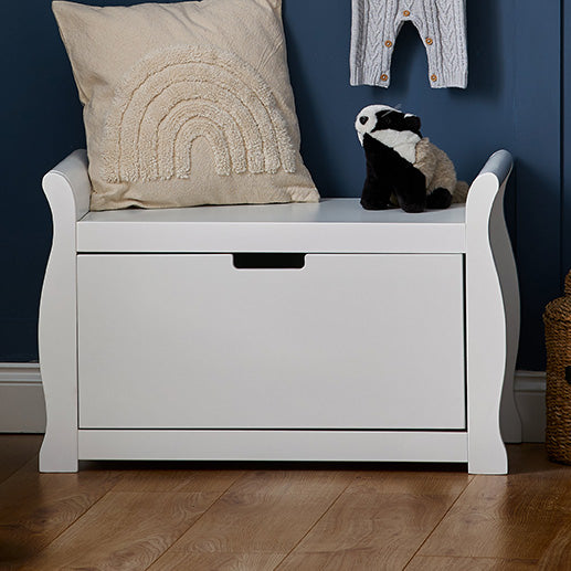 OBaby - Stamford Toy Box - White - Mabel & Fox