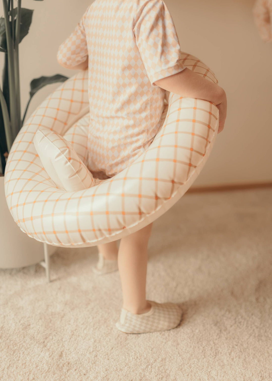 Mrs Ertha - Inflatable Baby Seat - Speckled Diamond