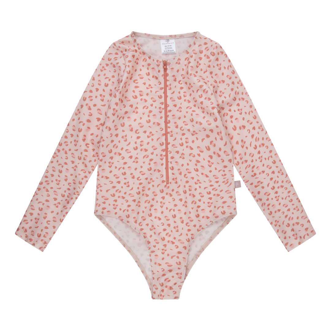 Swim Essentials - UV Swimsuit - Pink Leopard Print