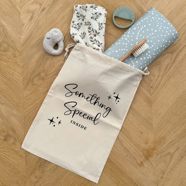 Mabel & Fox - Personalised Baby Gift Sack - Olive