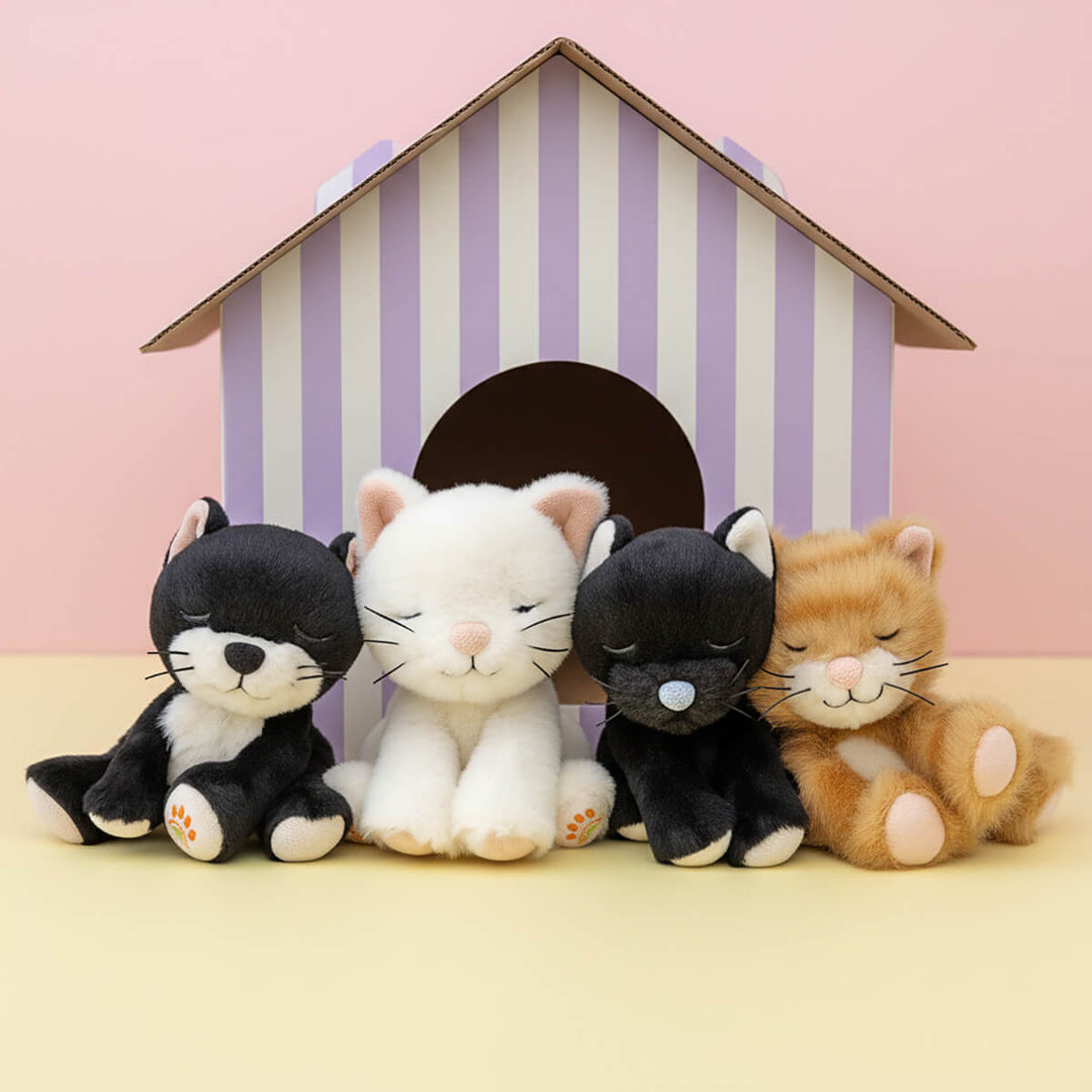 Olli Ella - Binky Kitten Kit - Black & White - Mabel & Fox