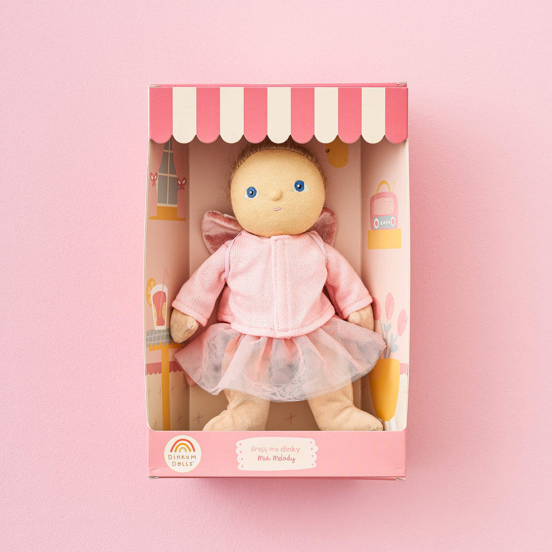 Olli Ella – Dress Me Dinky Mia Melody – Pink - Mabel & Fox
