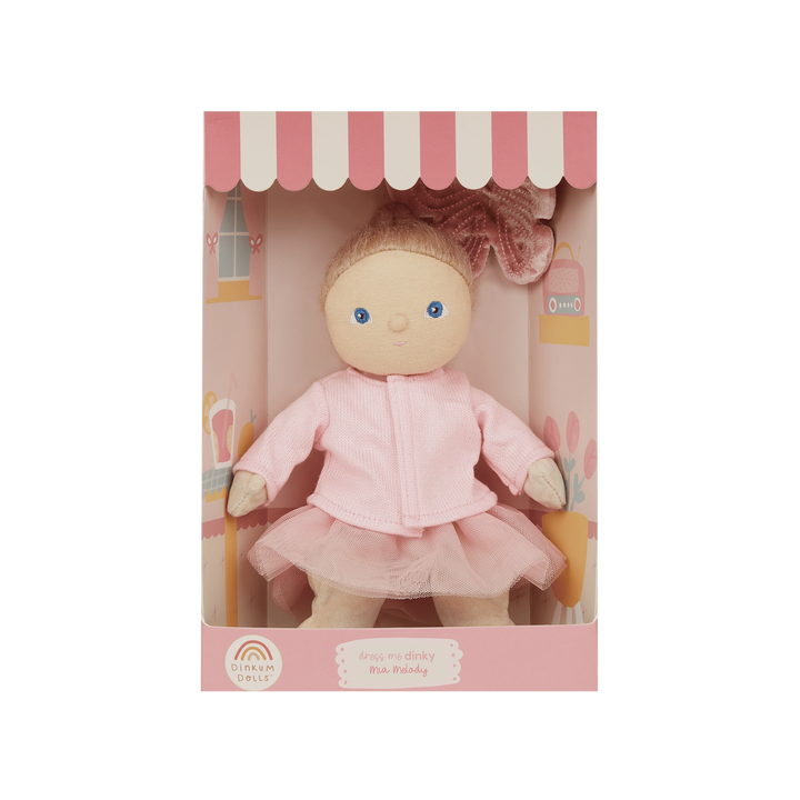 Olli Ella – Dress Me Dinky Mia Melody – Pink - Mabel & Fox