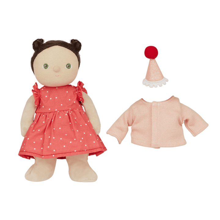 Olli Ella – Dress Me Dinky Sophie Sundae – Red - Mabel & Fox