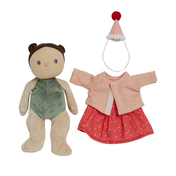 Olli Ella – Dress Me Dinky Sophie Sundae – Red - Mabel & Fox