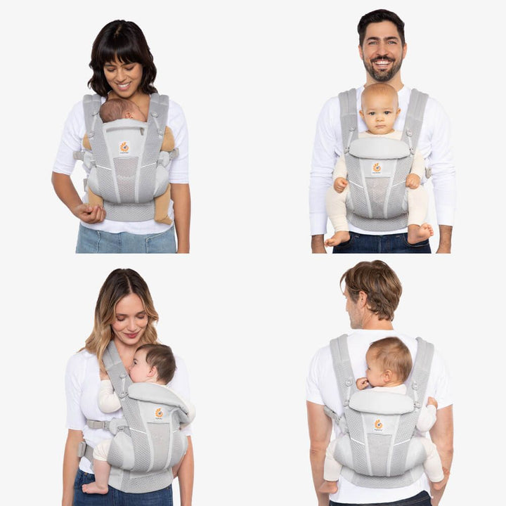 Ergo Baby - Omni Breeze Baby Carrier - Pearl Grey - Mabel & Fox