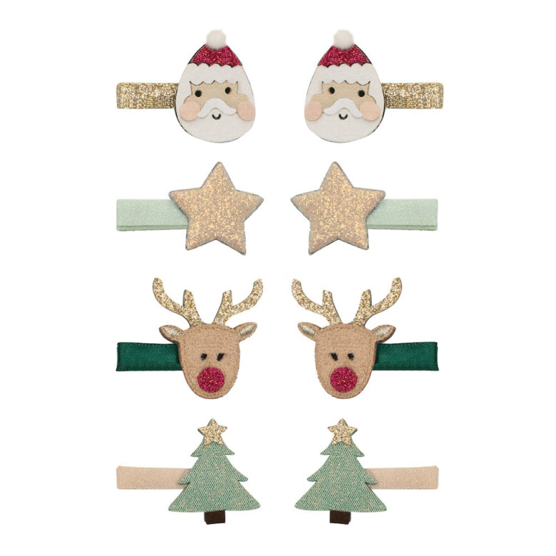 Mimi & Lula - Mini Clips - Santa & Rudolph
