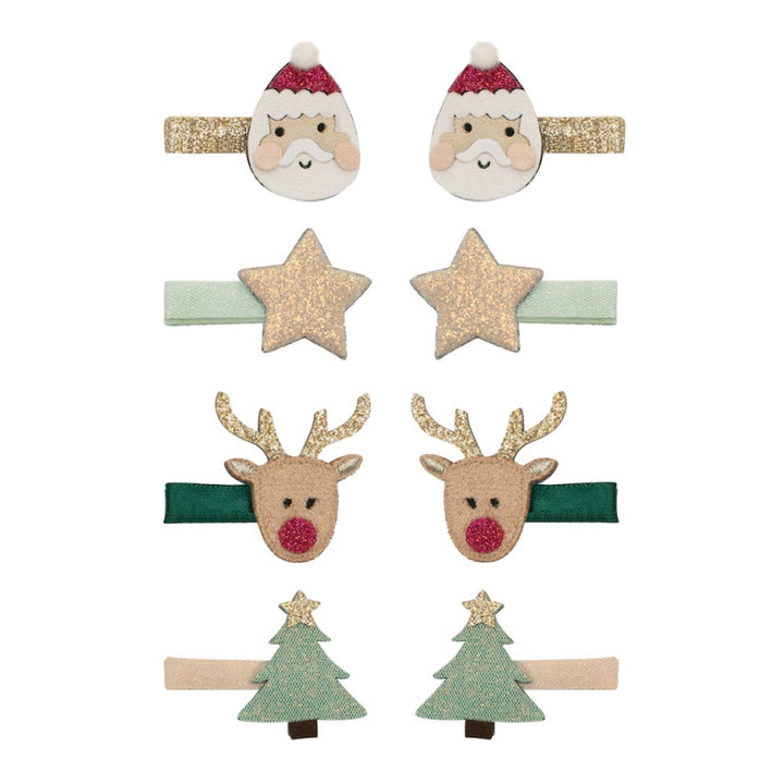 Mimi & Lula - Mini Clips - Santa & Rudolph