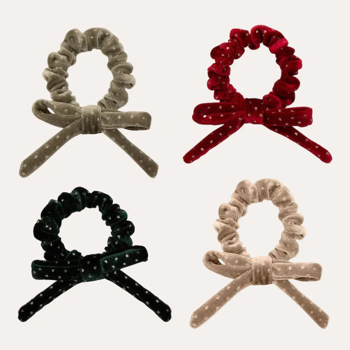 Mimi & Lula - Velvet Bow Scrunchies