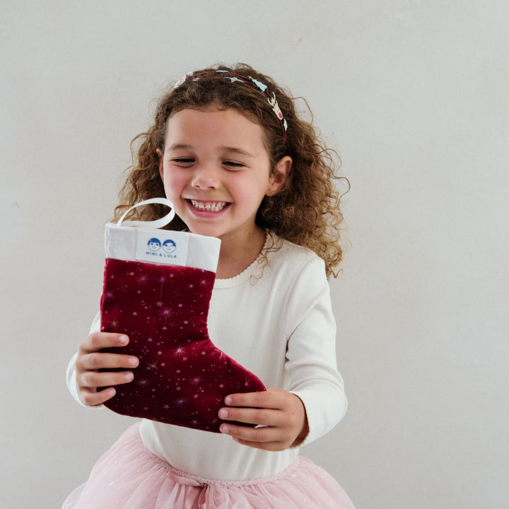 Mimi & Lula - Filled Stocking - Burgundy