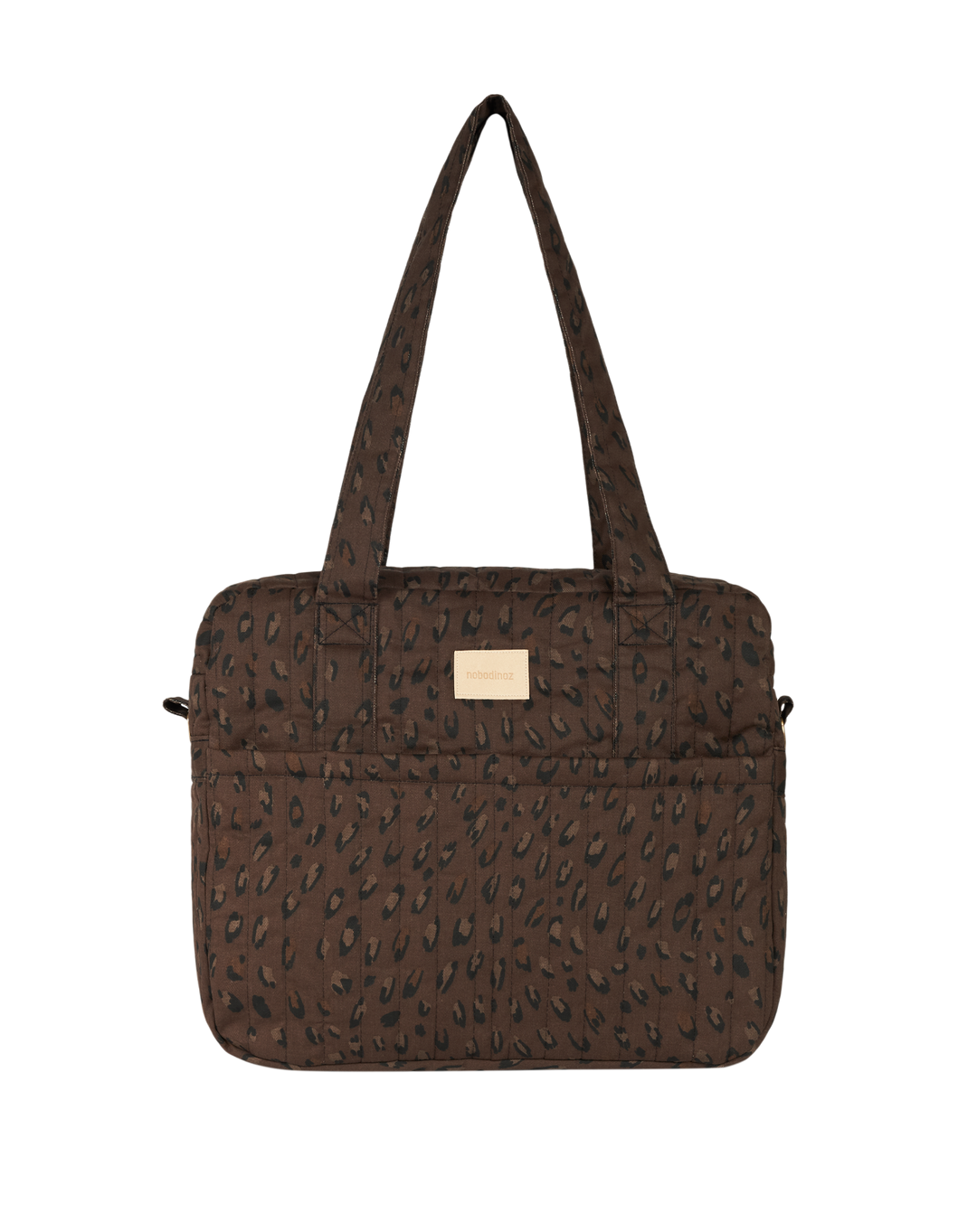 Nobodinoz- Hyde Park Waterproof Stroller Bag- Leonie Brown