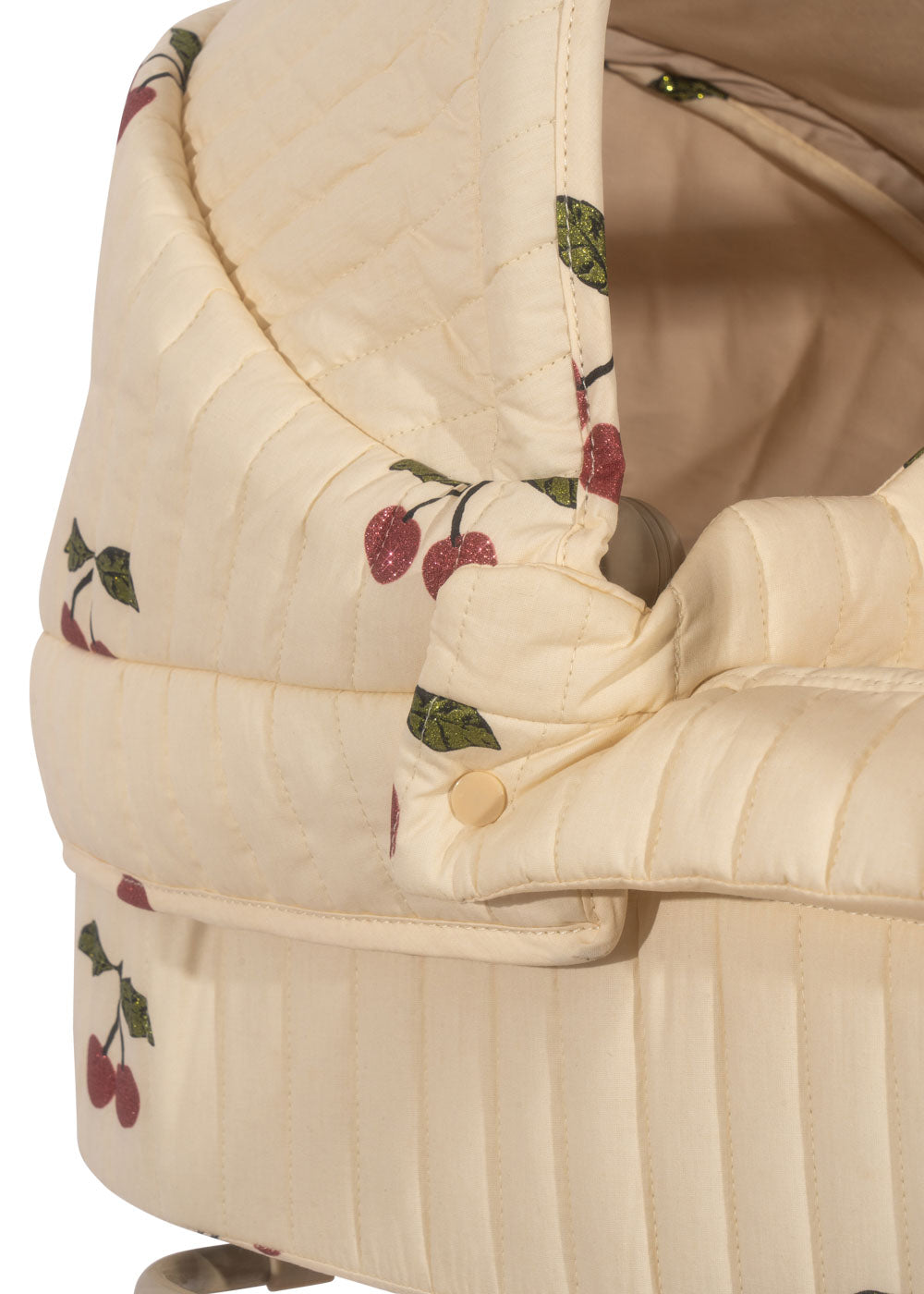 Konges Slojd - Doll Pram - Ma Grande Cerise Pink Glitter - Mabel & Fox