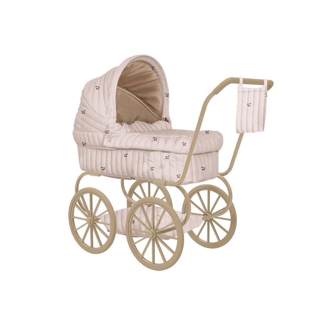 Konges Slojd - Minnie Doll Pram - Cherry Blush - Mabel & Fox