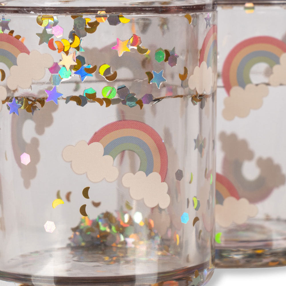 Konges Slojd - Glitter Cup - Rainbow (2 Pack)
