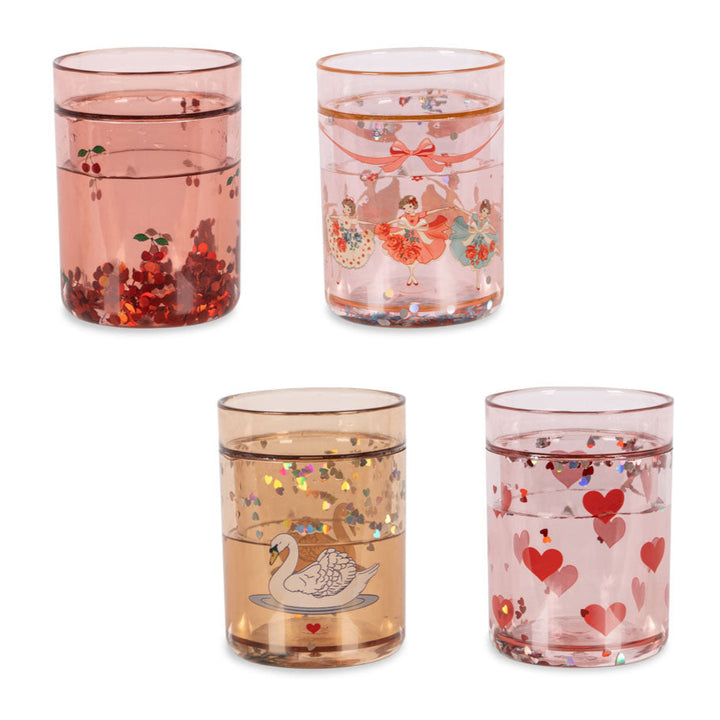 Konges Slojd - Glitter Cup Set - Rose Multi (4 Pack)