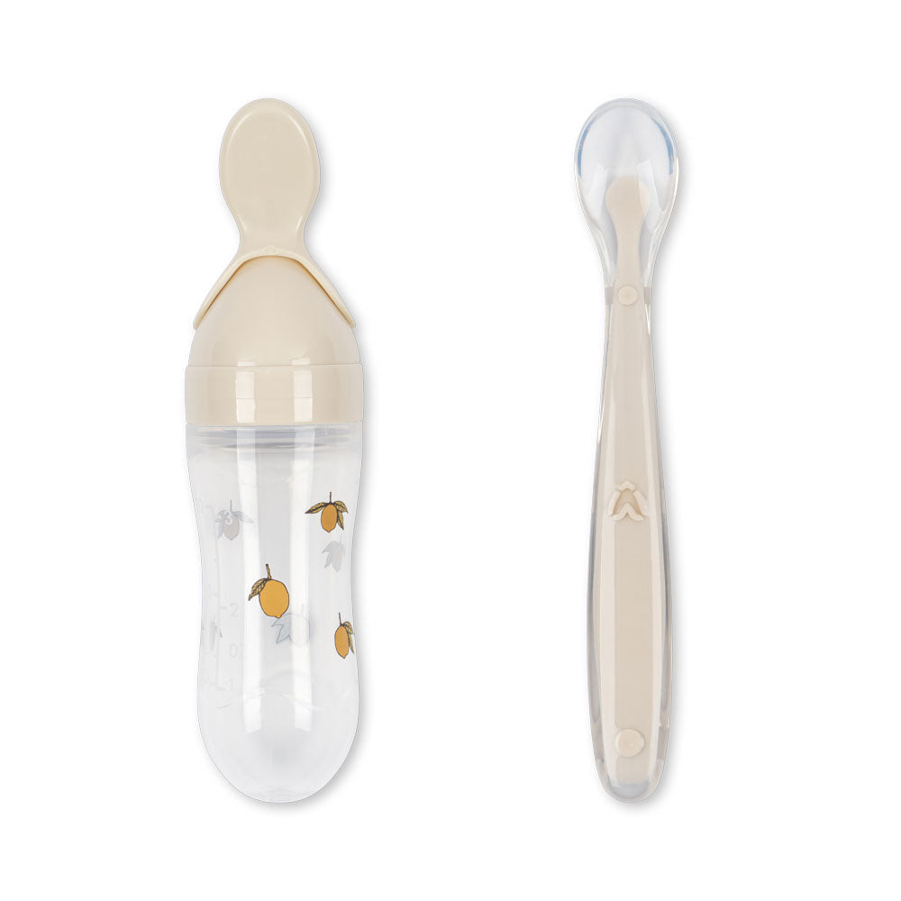 Konges Slojd - Feeding Set - Lemon - Mabel & Fox