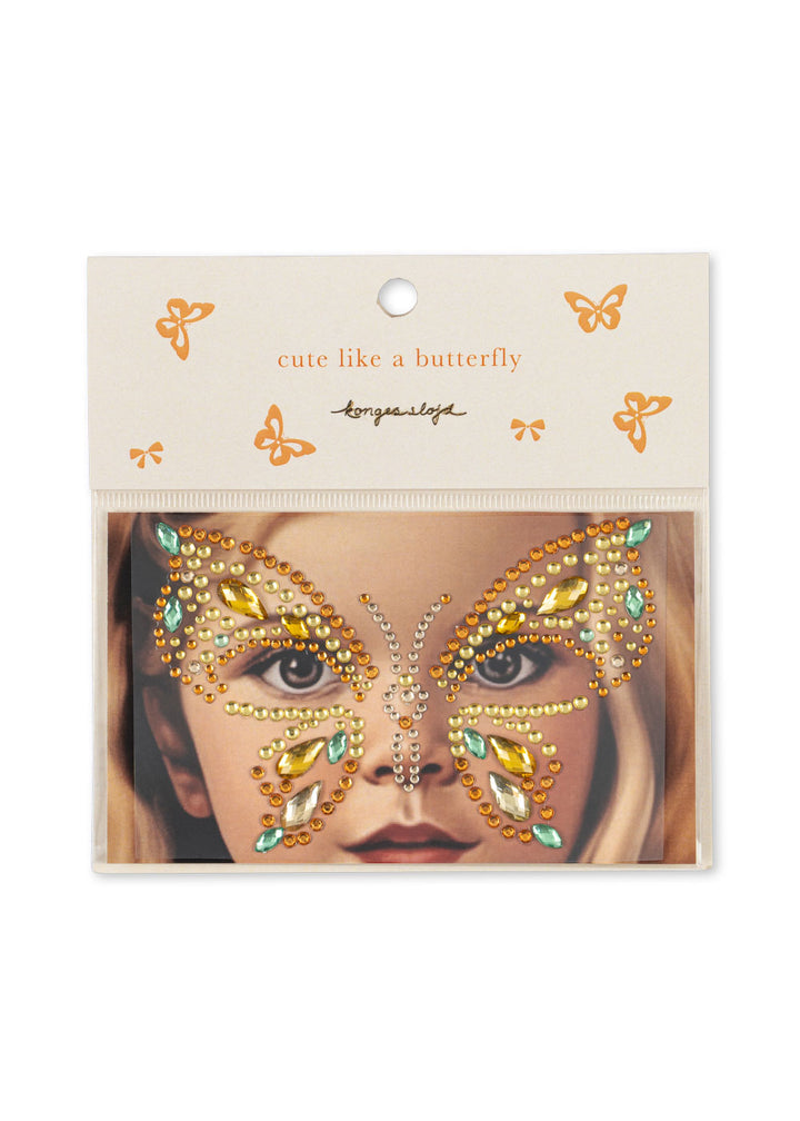 Konges Slojd - Butterfly Face Jewels - Lemonade