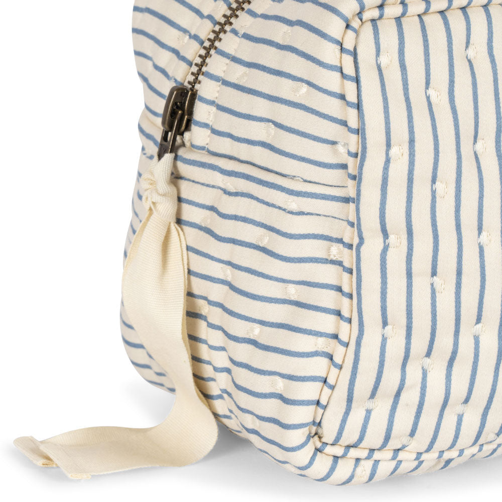 Konges Slojd - Quilted Toiletry Bag - Stripe Bluie