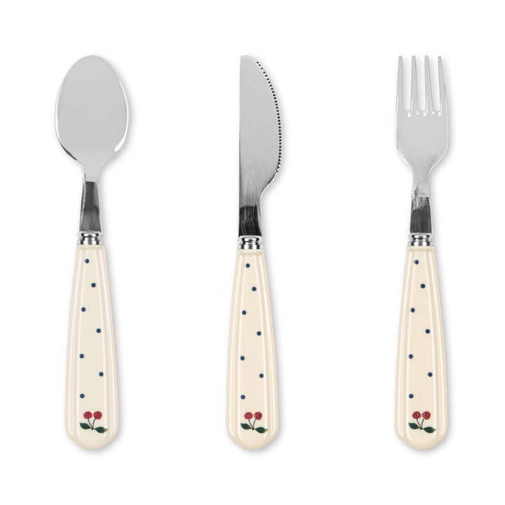 Konges Slojd - Cutlery Set - Navy Dot