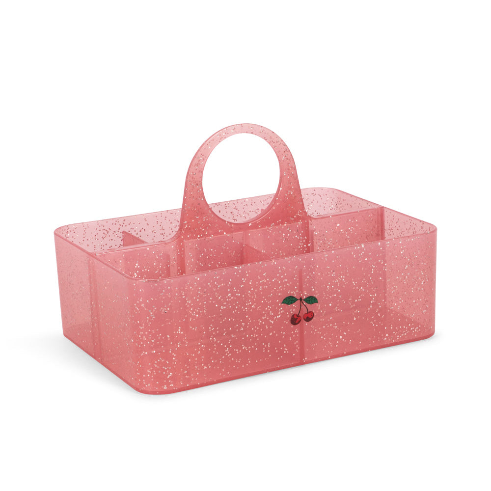 Konges Slojd – Glitter Storage Organizer – Sparkling Blush