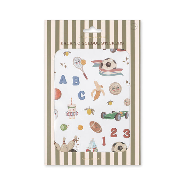 Konges Slojd - Back to School Stickers – Kick It - Mabel & Fox