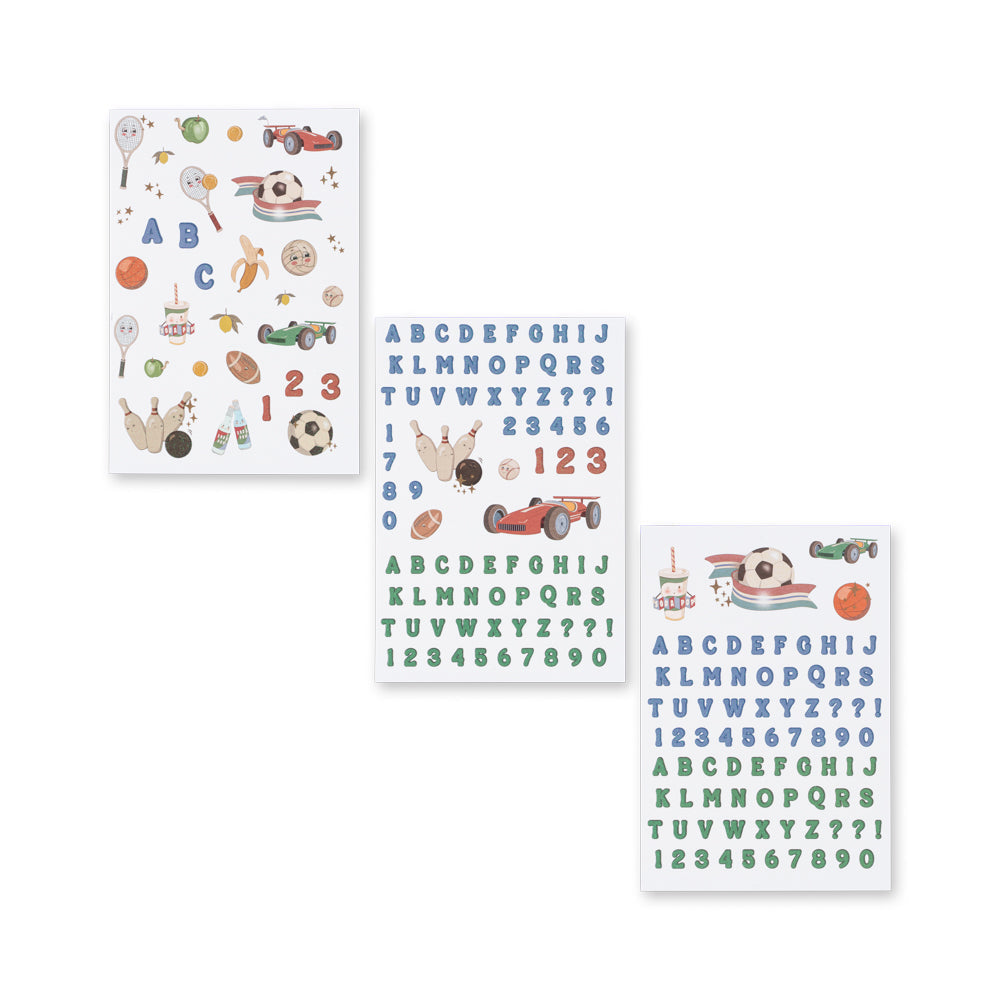 Konges Slojd - Back to School Stickers – Kick It - Mabel & Fox