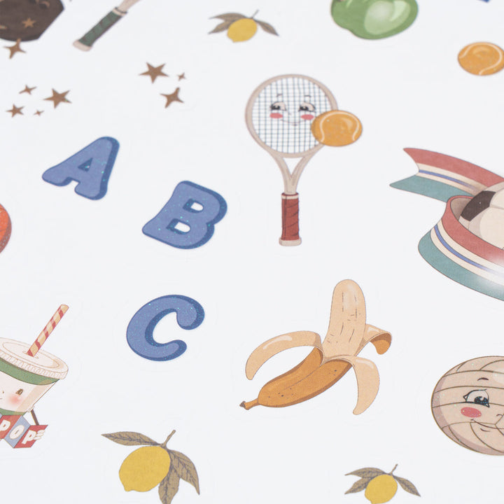 Konges Slojd - Back to School Stickers – Kick It - Mabel & Fox