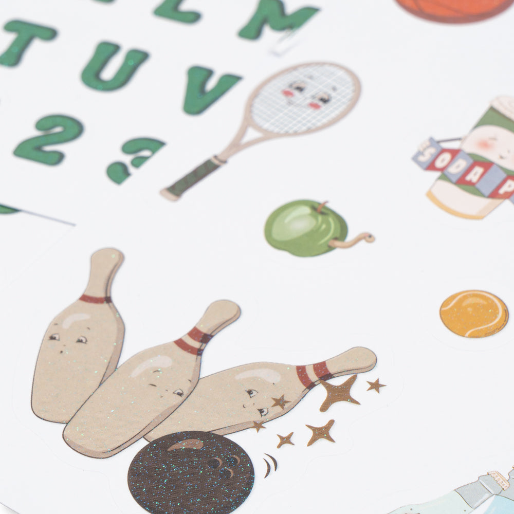 Konges Slojd - Back to School Stickers – Kick It - Mabel & Fox