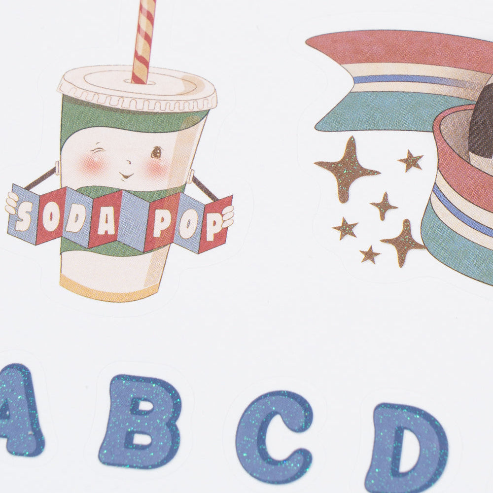 Konges Slojd - Back to School Stickers – Kick It - Mabel & Fox