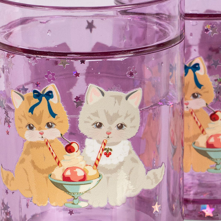 Konges Slojd – Glitter Cups – Kitty Gelateria (2 Pack) - Mabel & Fox