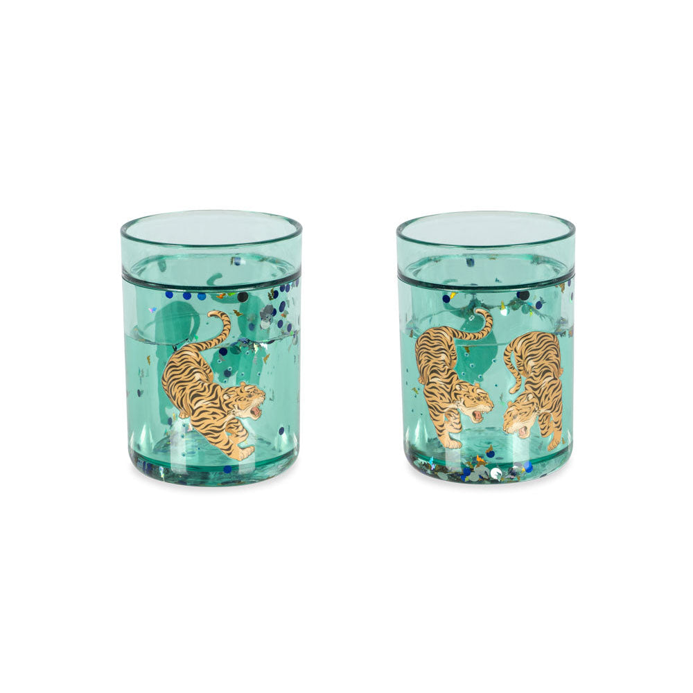 Konges Slojd – Glitter Cups – Tiger Ruggito (2 Pack) - Mabel & Fox