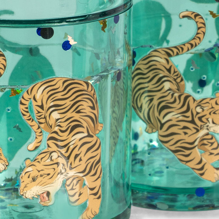 Konges Slojd – Glitter Cups – Tiger Ruggito (2 Pack) - Mabel & Fox