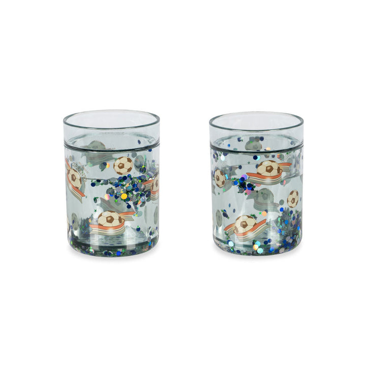 Konges Slojd – Glitter Cups – Off White/Kick It (2 Pack) - Mabel & Fox