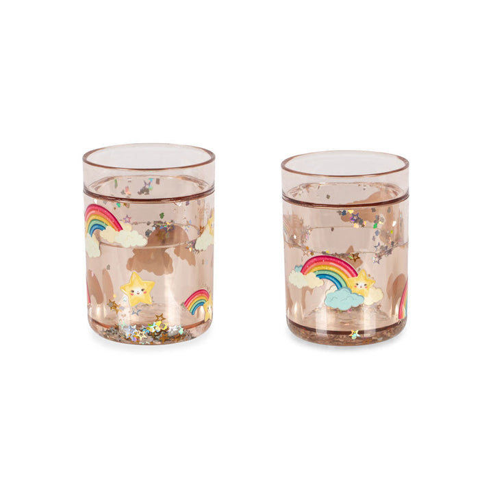 Konges Slojd – Glitter Cups – Rainbow (2 Pack) - Mabel & Fox