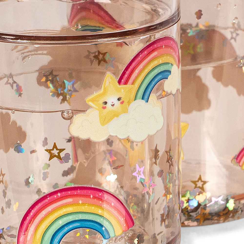 Konges Slojd – Glitter Cups – Rainbow (2 Pack) - Mabel & Fox