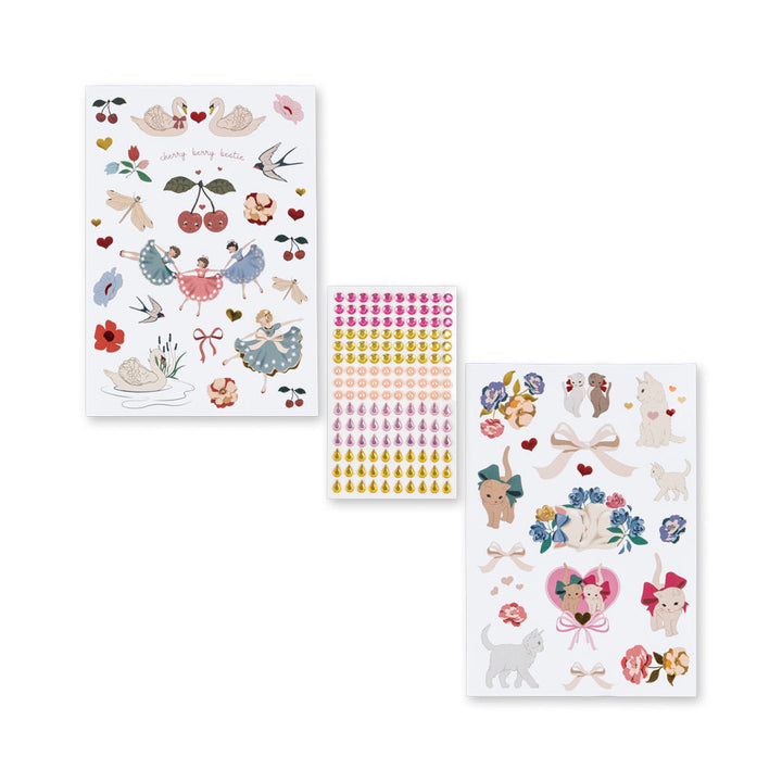 Konges Slojd - Creative Art Caddy – Glitter Rose - Mabel & Fox