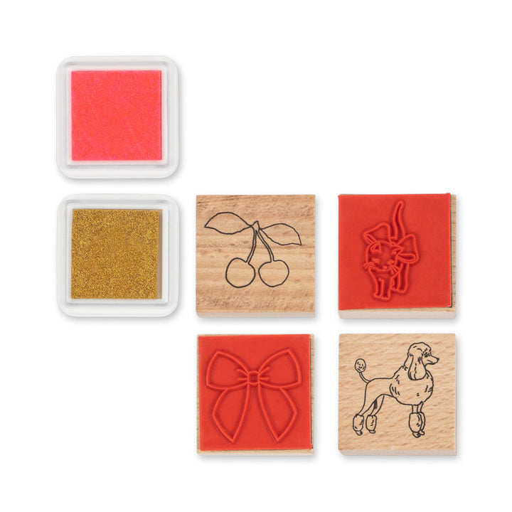 Konges Slojd - Creative Art Caddy – Glitter Rose - Mabel & Fox