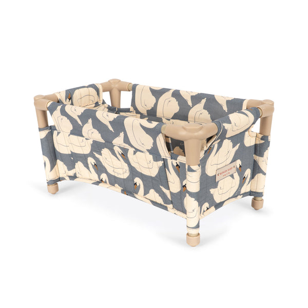 Konges Slojd – Doll Travel Bed – Swan - Mabel & Fox