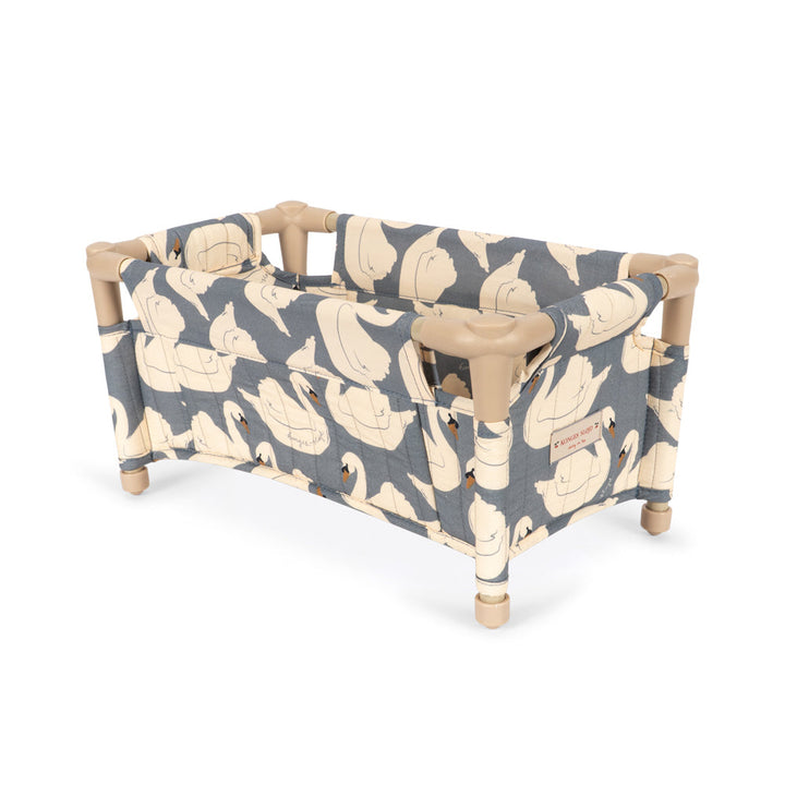 Konges Slojd – Doll Travel Bed – Swan - Mabel & Fox