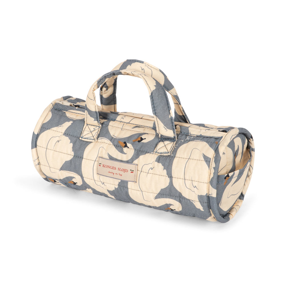 Konges Slojd – Doll Travel Bed – Swan - Mabel & Fox