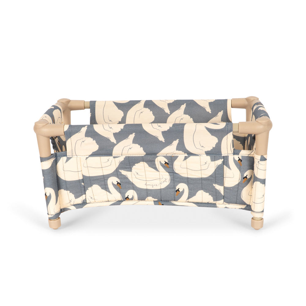 Konges Slojd – Doll Travel Bed – Swan - Mabel & Fox