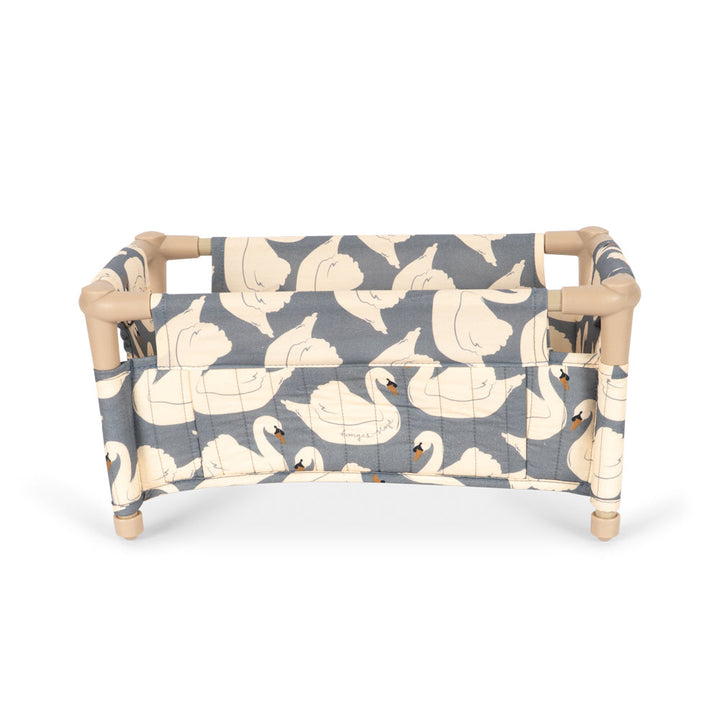 Konges Slojd – Doll Travel Bed – Swan - Mabel & Fox